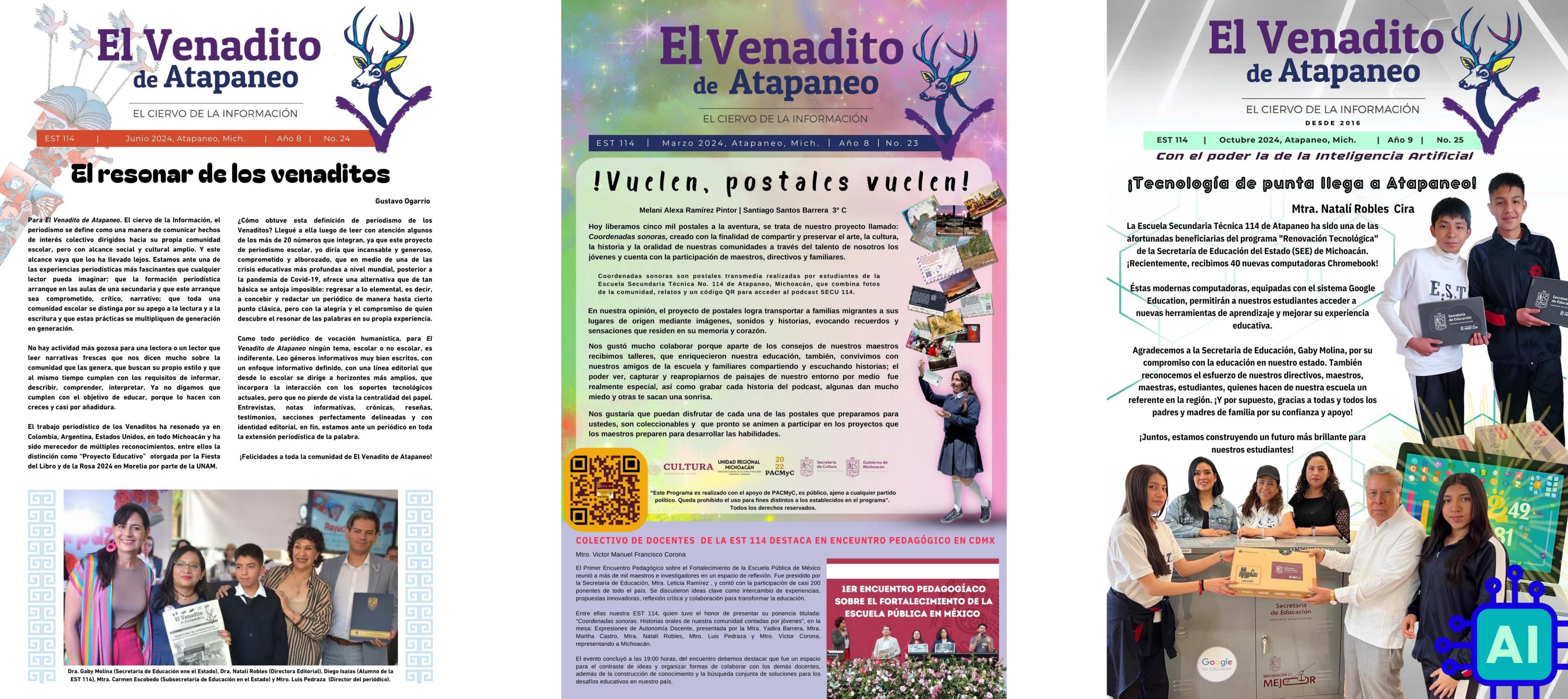Corazón de papel y tinta. El periódico escolar “El Venadito de Atapaneo”